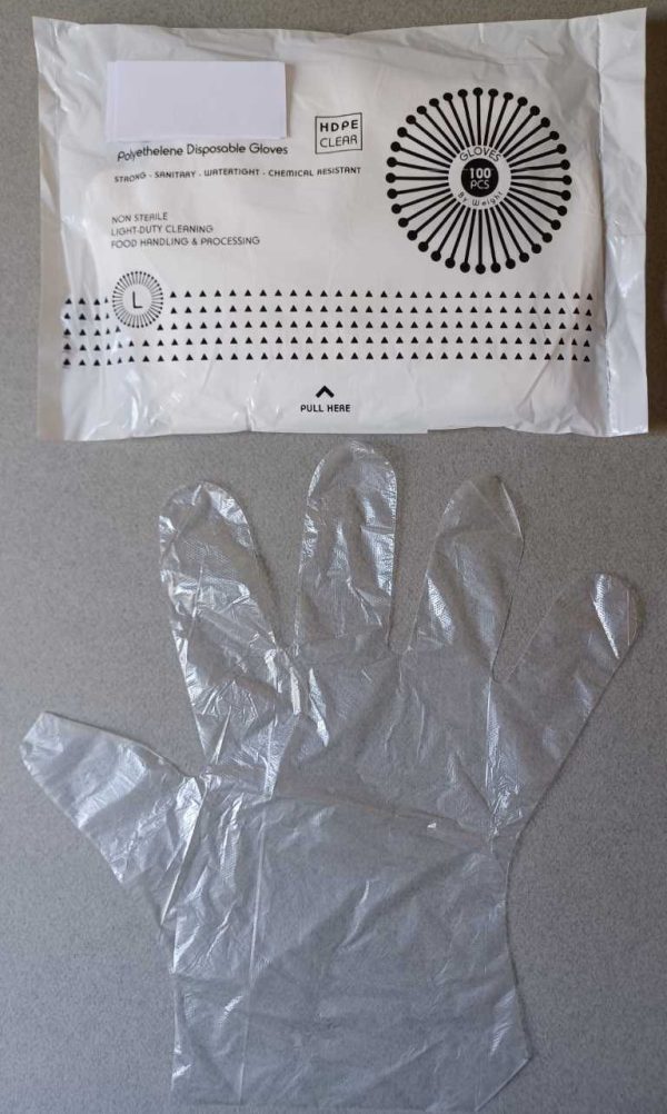 Γάντια ΠΟΛΥΑΙΘΥΛΕΝΙΟΥ HDPE (αρτοποιΐας / ζαχαροπλαστικής) - 3Δ ΠΡΟΜΗΘΕΥΤΙΚΗ